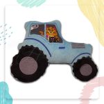 Hímeske traktor plüssfigura