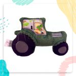 Hímeske traktor plüssfigura
