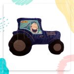 Hímeske traktor plüssfigura