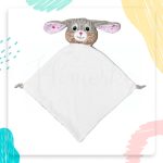 Tapi nyuszis szundikendő rózsaszín fülekkel